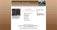 Desktop Screenshot of farfarsklocka.se